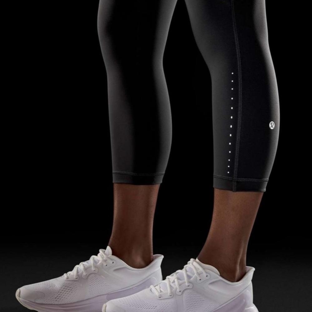 Lululemon swift speed high rise crop 21” graphite gray Size 4 W6BJ9S